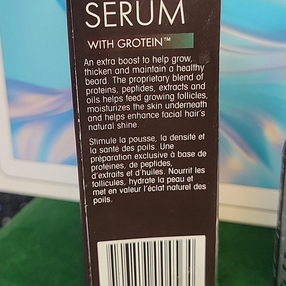 Beard Serum with Grotein New 30ml Dropper Bottle New In Box